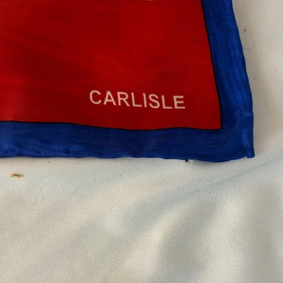 Carlisle Stars and Stripes Silk Scarf - Picture 2 of 5